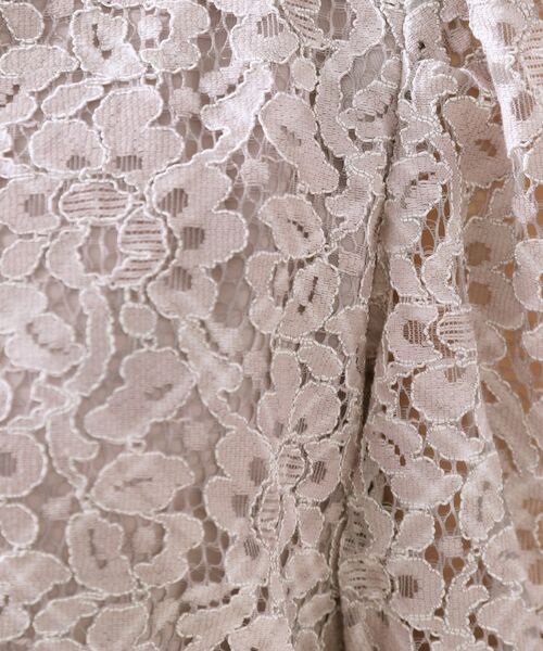 Couture Brooch / クチュールブローチ ロング・マキシ丈ワンピース | 【一枚で着映え・華やか】チェックプリント コードレースワンピース | 詳細26