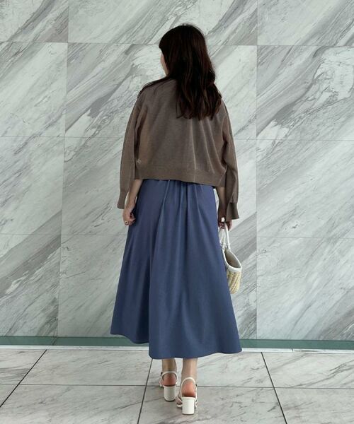 Couture Brooch / クチュールブローチ ロング・マキシ丈ワンピース | 【美シルエット・通勤】シャンブレーシャツワンピース | 詳細18