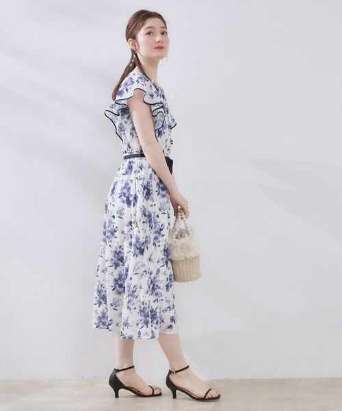 Couture Brooch / クチュールブローチ ミニ丈・ひざ丈ワンピース | 【花柄・華やか・一枚で着映え】サマーフラワーブーケワンピース | 詳細17