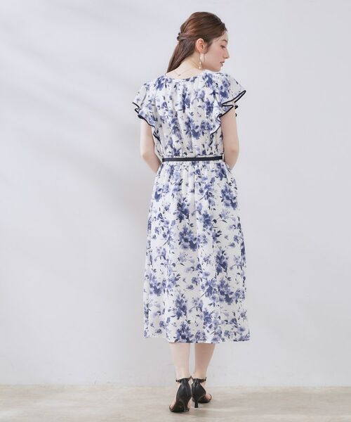 Couture Brooch / クチュールブローチ ミニ丈・ひざ丈ワンピース | 【花柄・華やか・一枚で着映え】サマーフラワーブーケワンピース | 詳細18