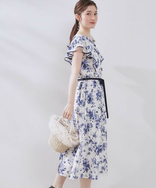 Couture Brooch / クチュールブローチ ミニ丈・ひざ丈ワンピース | 【花柄・華やか・一枚で着映え】サマーフラワーブーケワンピース | 詳細20