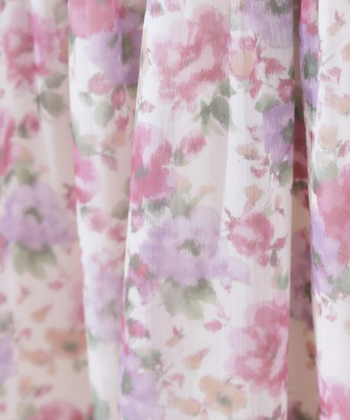 Couture Brooch / クチュールブローチ ロング・マキシ丈ワンピース | 【一枚で着映える・大人可愛い】かすれプリント楊柳ワンピース | 詳細21