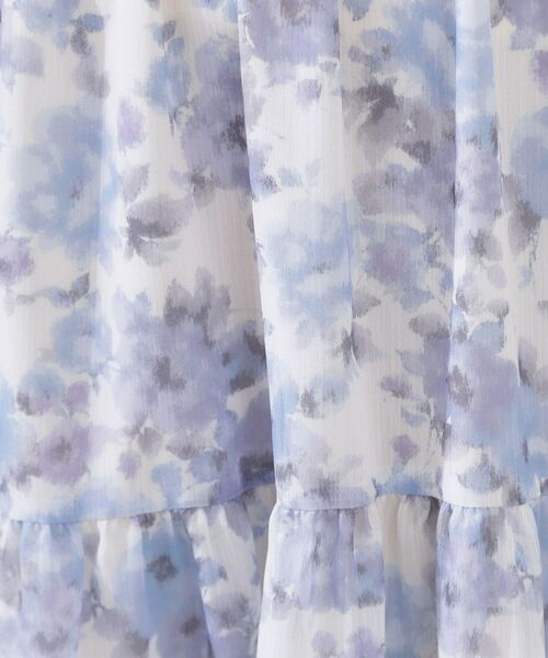 Couture Brooch / クチュールブローチ ロング・マキシ丈ワンピース | 【一枚で着映える・大人可愛い】かすれプリント楊柳ワンピース | 詳細22