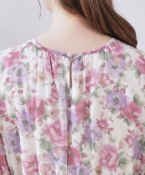 Couture Brooch / クチュールブローチ ロング・マキシ丈ワンピース | 【一枚で着映える・大人可愛い】かすれプリント楊柳ワンピース | 詳細27