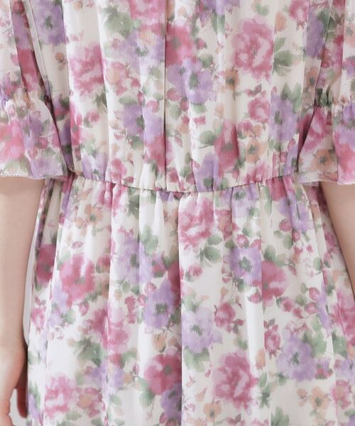 Couture Brooch / クチュールブローチ ロング・マキシ丈ワンピース | 【一枚で着映える・大人可愛い】かすれプリント楊柳ワンピース | 詳細29