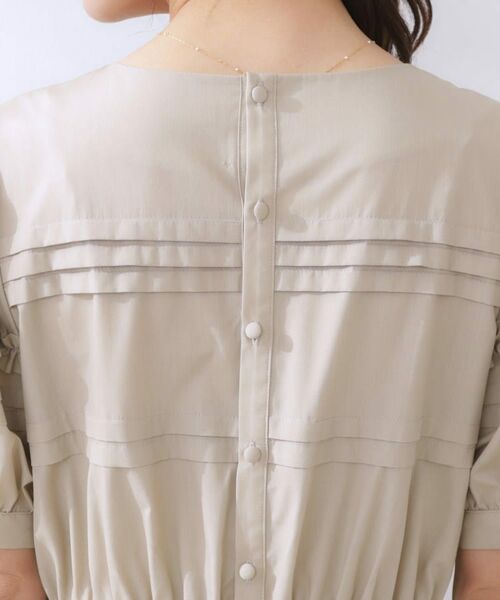 Couture Brooch / クチュールブローチ ロング・マキシ丈ワンピース | エシカルコットン タック＆フリルワンピース | 詳細28