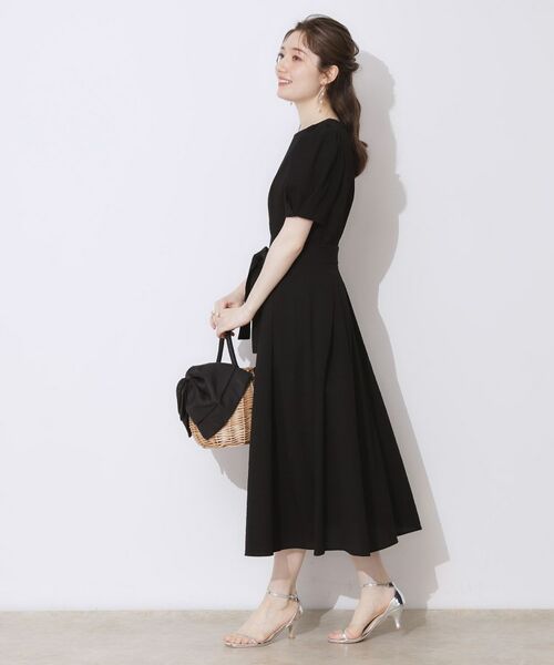 Couture Brooch / クチュールブローチ ロング・マキシ丈ワンピース | 【細見え・キレイめ】サッカータックワンピース | 詳細2