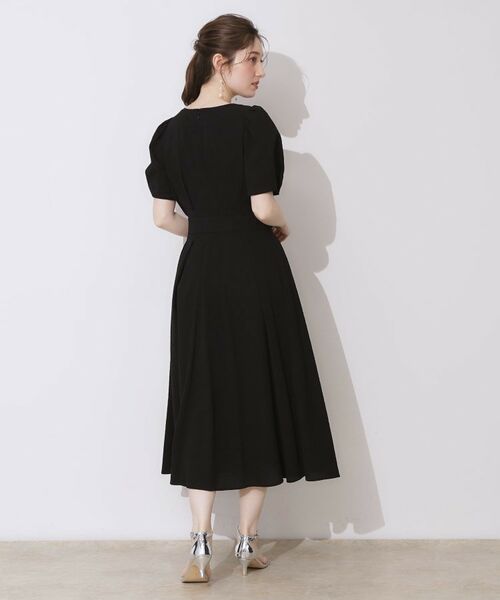 Couture Brooch / クチュールブローチ ロング・マキシ丈ワンピース | 【細見え・キレイめ】サッカータックワンピース | 詳細3