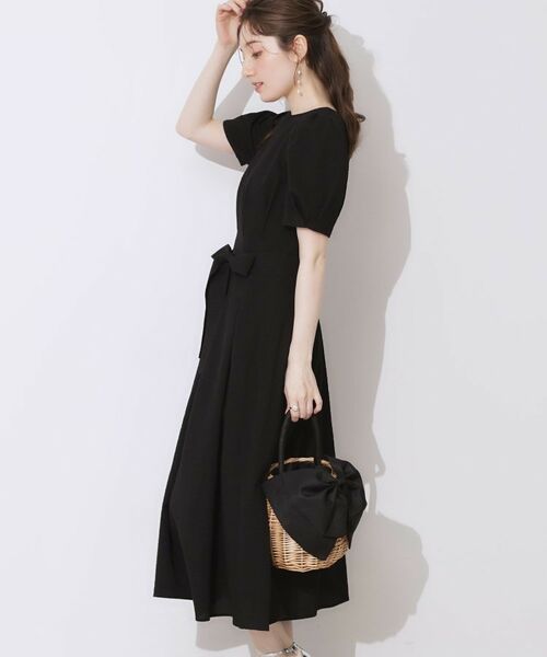 Couture Brooch / クチュールブローチ ロング・マキシ丈ワンピース | 【細見え・キレイめ】サッカータックワンピース | 詳細5