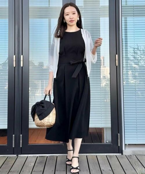 Couture Brooch / クチュールブローチ ロング・マキシ丈ワンピース | 【細見え・キレイめ】サッカータックワンピース | 詳細7