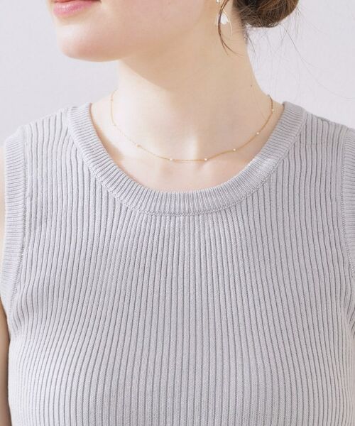 Couture Brooch / クチュールブローチ ロング・マキシ丈ワンピース | 布帛ドッキングニットワンピース | 詳細25