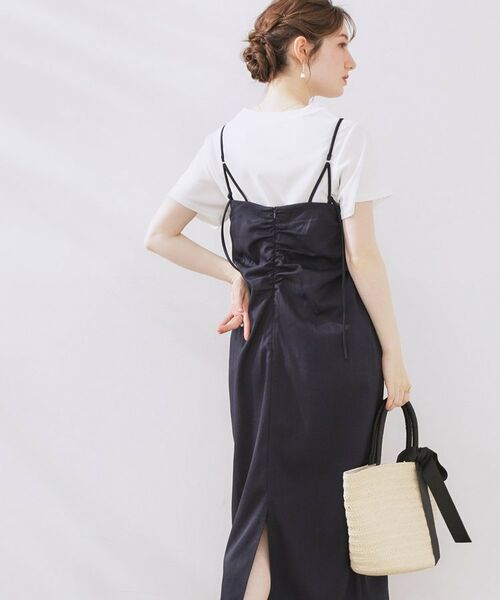 Couture Brooch / クチュールブローチ ワンピース | シャーリングデザインキャミワンピース | 詳細10