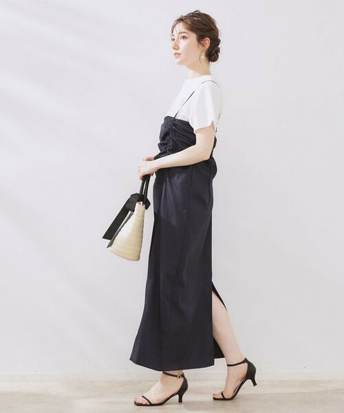 Couture Brooch / クチュールブローチ ワンピース | シャーリングデザインキャミワンピース | 詳細12