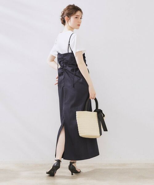 Couture Brooch / クチュールブローチ ワンピース | シャーリングデザインキャミワンピース | 詳細13