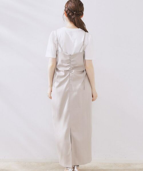 Couture Brooch / クチュールブローチ ワンピース | シャーリングデザインキャミワンピース | 詳細17