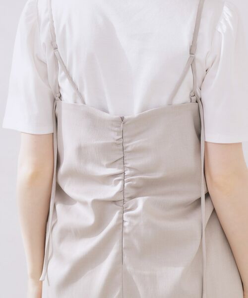 Couture Brooch / クチュールブローチ ワンピース | シャーリングデザインキャミワンピース | 詳細19