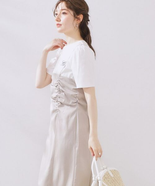 Couture Brooch / クチュールブローチ ワンピース | シャーリングデザインキャミワンピース | 詳細2