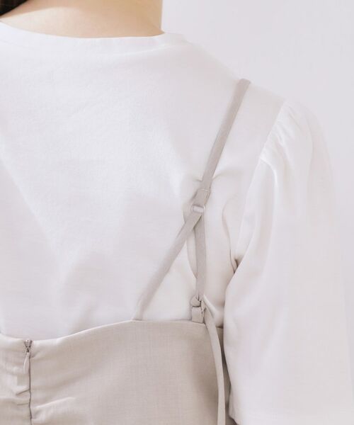 Couture Brooch / クチュールブローチ ワンピース | シャーリングデザインキャミワンピース | 詳細21