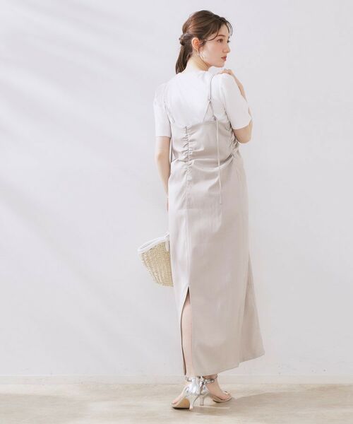 Couture Brooch / クチュールブローチ ワンピース | シャーリングデザインキャミワンピース | 詳細6