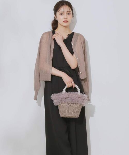 Couture Brooch / クチュールブローチ サロペット・オールインワン | 【一枚で着映える】レース切替デザインオールインワン | 詳細10