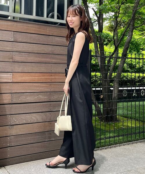 Couture Brooch / クチュールブローチ サロペット・オールインワン | 【一枚で着映える】レース切替デザインオールインワン | 詳細13