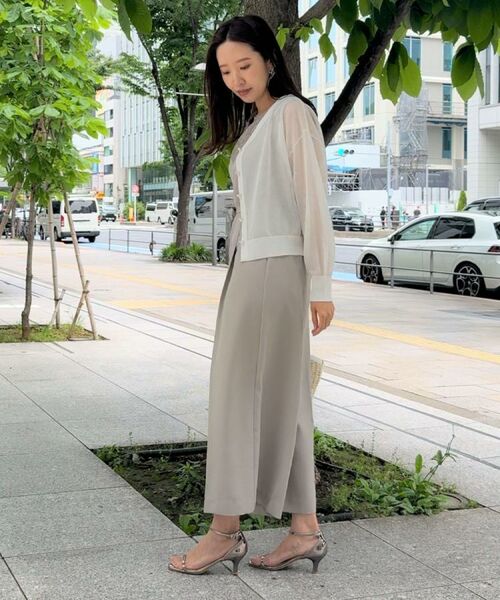 Couture Brooch / クチュールブローチ サロペット・オールインワン | 【一枚で着映える】レース切替デザインオールインワン | 詳細28