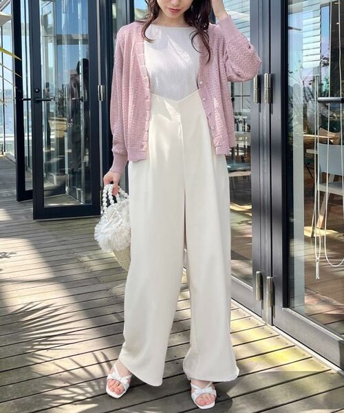 Couture Brooch / クチュールブローチ パンツ | 【マシンウォッシャブル・きれいめ】キャミロンパース | 詳細12