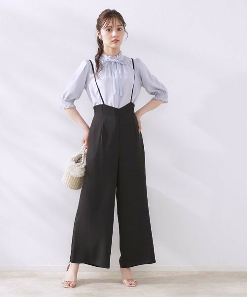 Couture Brooch / クチュールブローチ パンツ | 【マシンウォッシャブル・きれいめ】キャミロンパース | 詳細13