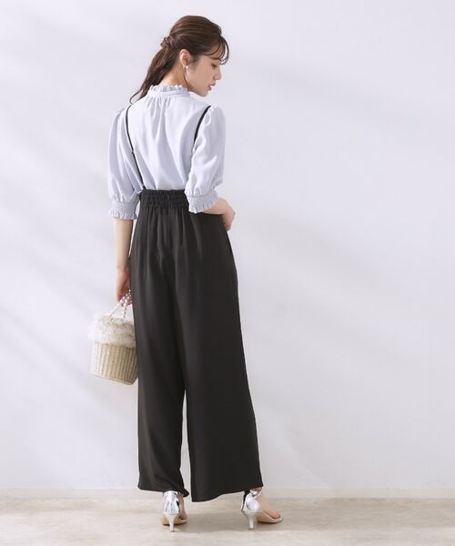 Couture Brooch / クチュールブローチ パンツ | 【マシンウォッシャブル・きれいめ】キャミロンパース | 詳細15