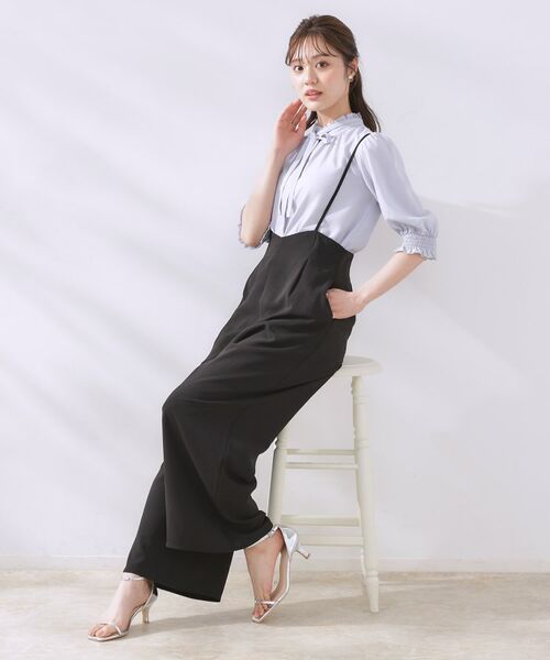 Couture Brooch / クチュールブローチ パンツ | 【マシンウォッシャブル・きれいめ】キャミロンパース | 詳細18