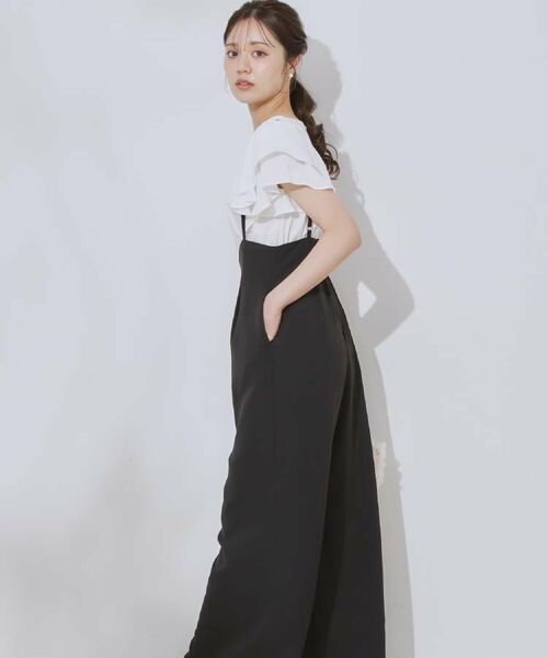 Couture Brooch / クチュールブローチ パンツ | 【マシンウォッシャブル・きれいめ】キャミロンパース | 詳細20