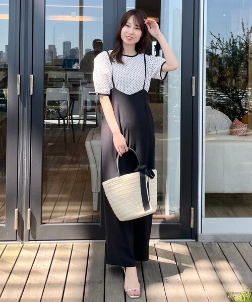 Couture Brooch / クチュールブローチ パンツ | 【マシンウォッシャブル・きれいめ】キャミロンパース | 詳細22