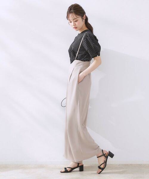 Couture Brooch / クチュールブローチ パンツ | 【マシンウォッシャブル・きれいめ】キャミロンパース | 詳細27