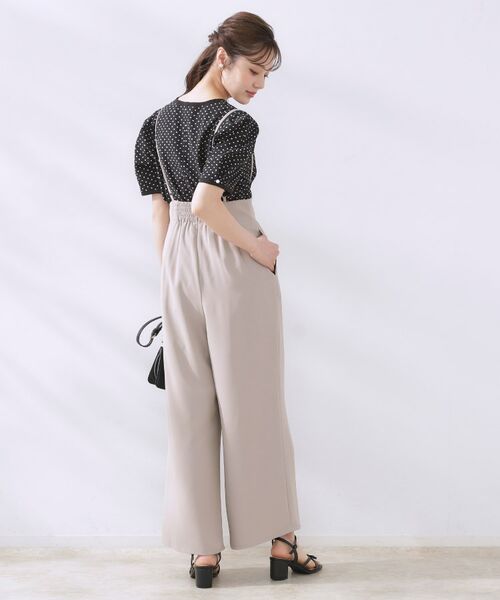 Couture Brooch / クチュールブローチ パンツ | 【マシンウォッシャブル・きれいめ】キャミロンパース | 詳細28