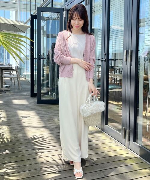 Couture Brooch / クチュールブローチ パンツ | 【マシンウォッシャブル・きれいめ】キャミロンパース | 詳細9