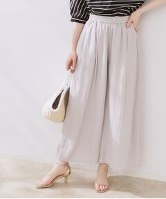 Couture Brooch / クチュールブローチ ショート・ハーフ・半端丈パンツ | パウダーサテンスカンツ