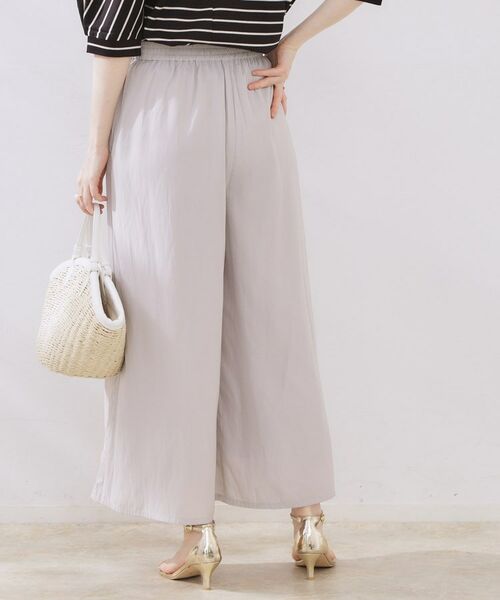 Couture Brooch / クチュールブローチ ショート・ハーフ・半端丈パンツ | パウダーサテンスカンツ | 詳細10