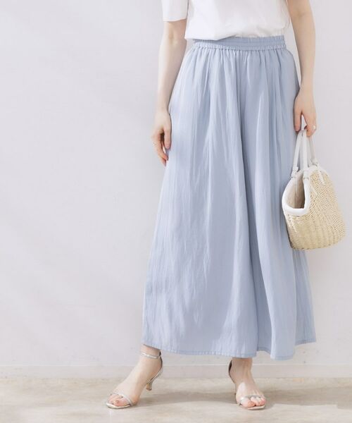 Couture Brooch / クチュールブローチ ショート・ハーフ・半端丈パンツ | パウダーサテンスカンツ | 詳細15