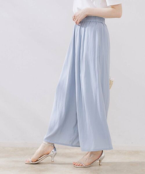 Couture Brooch / クチュールブローチ ショート・ハーフ・半端丈パンツ | パウダーサテンスカンツ | 詳細16