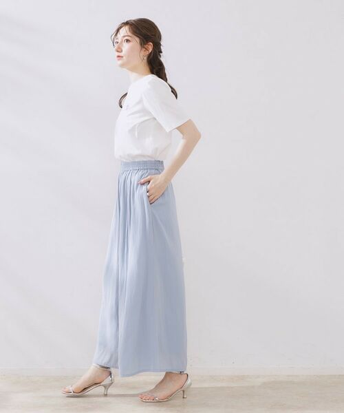 Couture Brooch / クチュールブローチ ショート・ハーフ・半端丈パンツ | パウダーサテンスカンツ | 詳細19