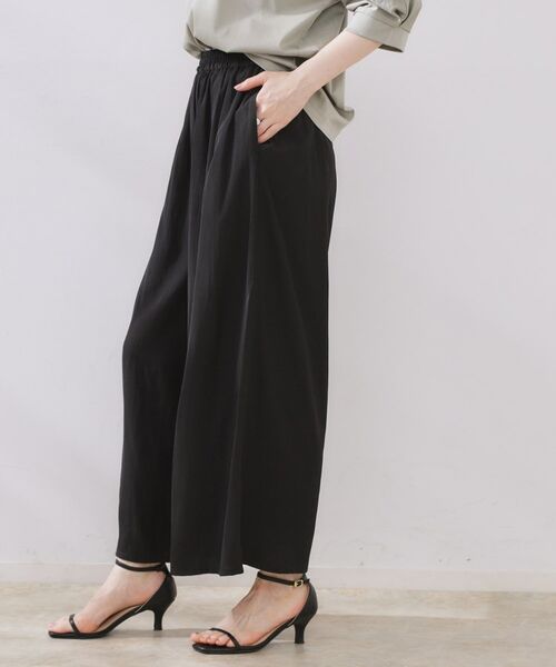 Couture Brooch / クチュールブローチ ショート・ハーフ・半端丈パンツ | パウダーサテンスカンツ | 詳細2