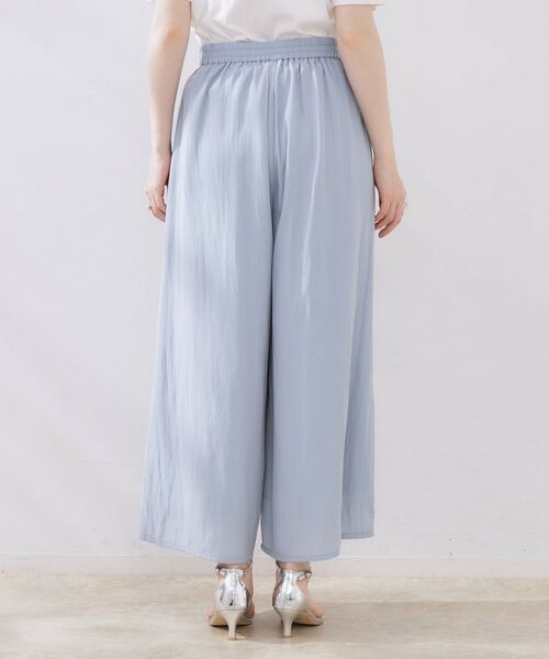 Couture Brooch / クチュールブローチ ショート・ハーフ・半端丈パンツ | パウダーサテンスカンツ | 詳細24