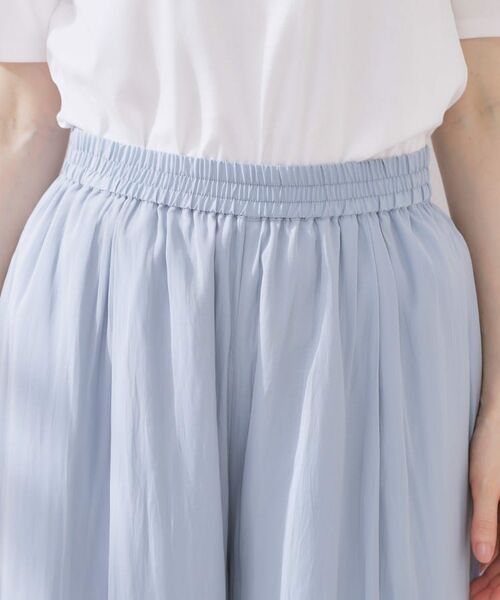 Couture Brooch / クチュールブローチ ショート・ハーフ・半端丈パンツ | パウダーサテンスカンツ | 詳細25