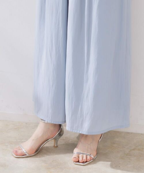 Couture Brooch / クチュールブローチ ショート・ハーフ・半端丈パンツ | パウダーサテンスカンツ | 詳細27