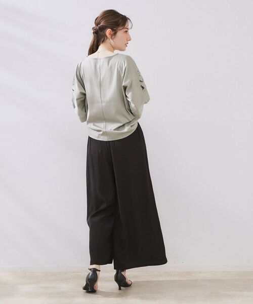 Couture Brooch / クチュールブローチ ショート・ハーフ・半端丈パンツ | パウダーサテンスカンツ | 詳細6