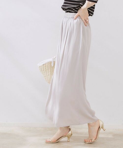 Couture Brooch / クチュールブローチ ショート・ハーフ・半端丈パンツ | パウダーサテンスカンツ | 詳細9