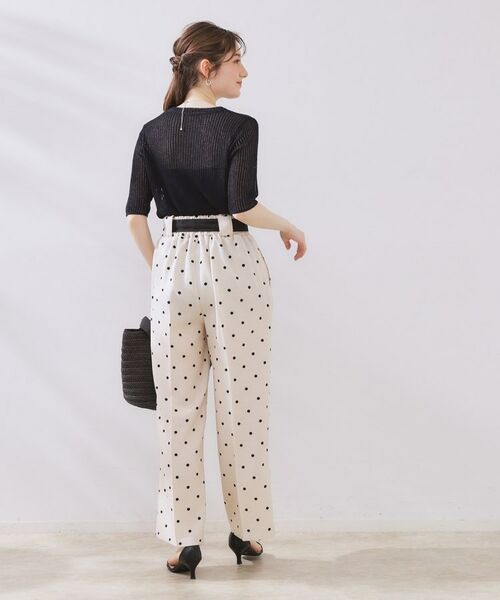 Couture Brooch / クチュールブローチ パンツ | 配色リボンドットパンツ | 詳細13