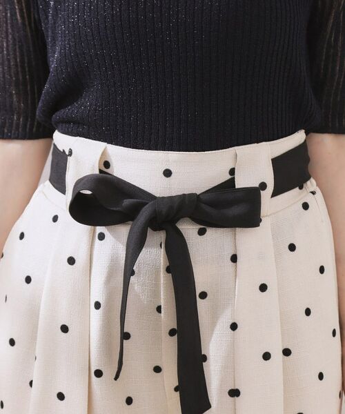 Couture Brooch / クチュールブローチ パンツ | 配色リボンドットパンツ | 詳細18