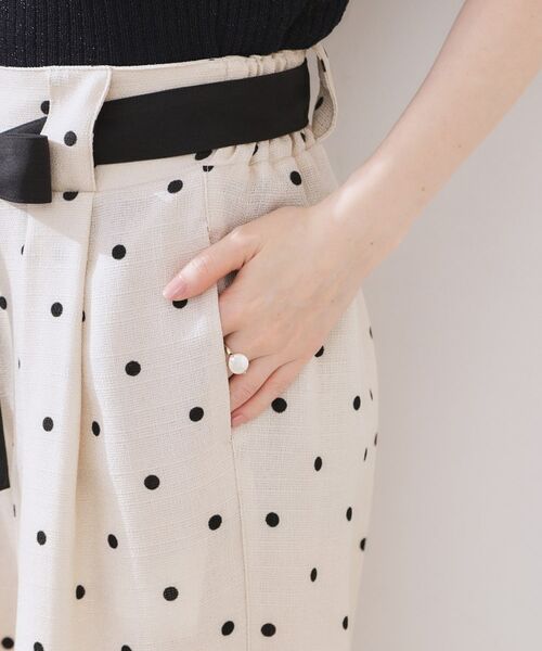 Couture Brooch / クチュールブローチ パンツ | 配色リボンドットパンツ | 詳細20
