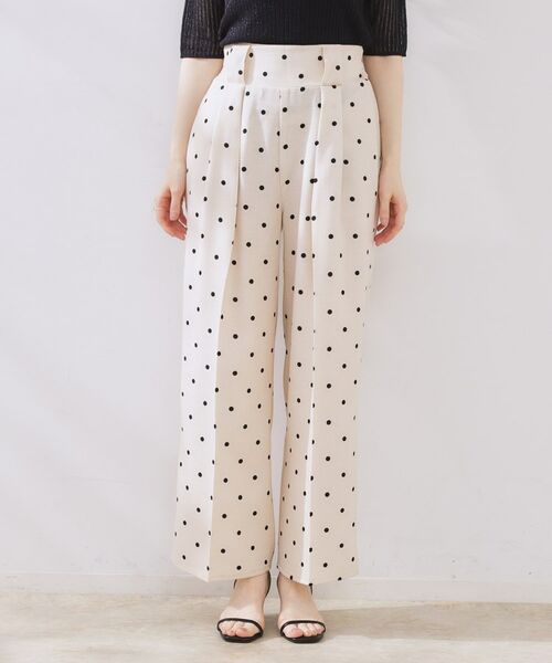 Couture Brooch / クチュールブローチ パンツ | 配色リボンドットパンツ | 詳細22